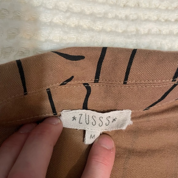 ZUSSS geometric button up cardigan or dress✨ - Picture 3 of 8
